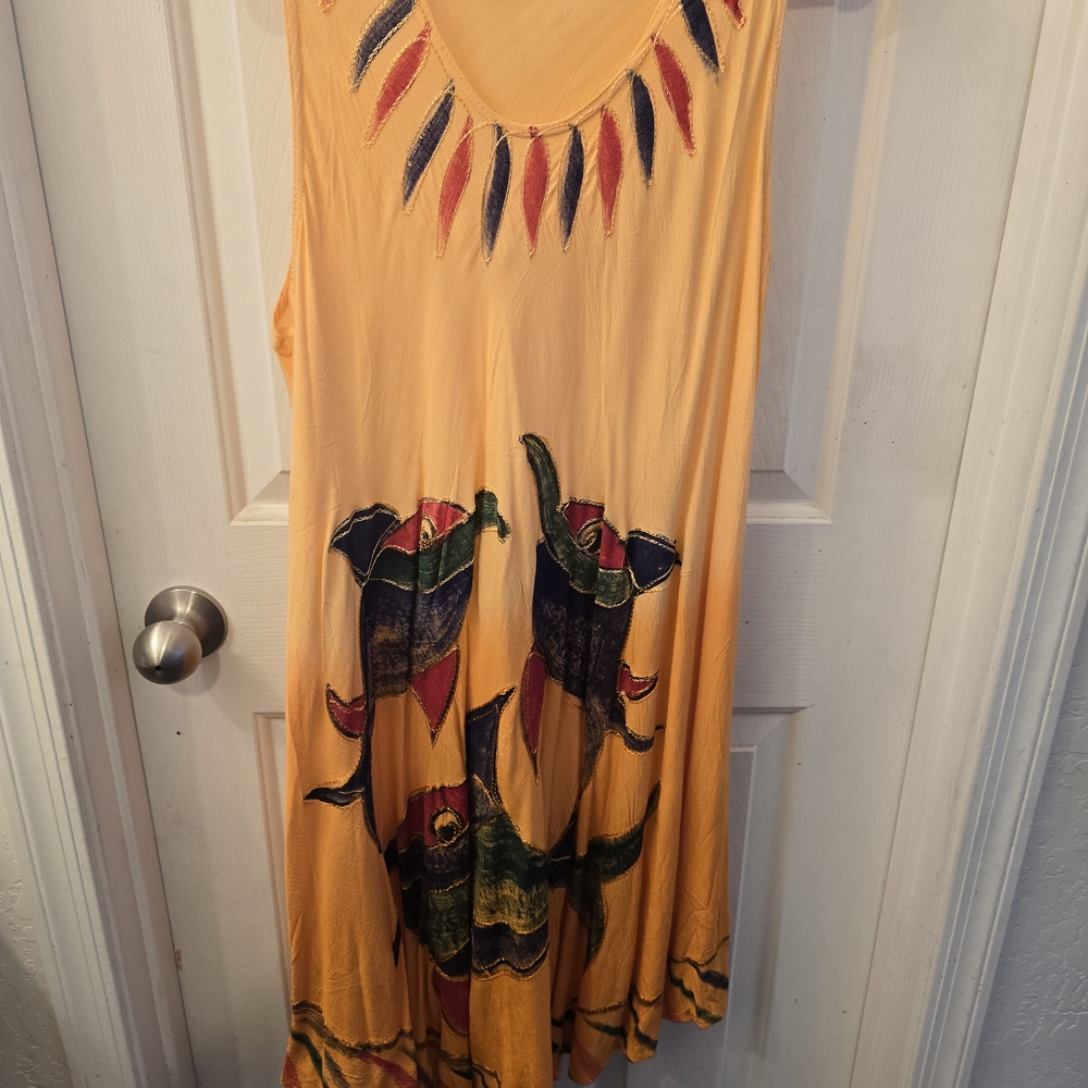 Colorful Sleeveless Dress